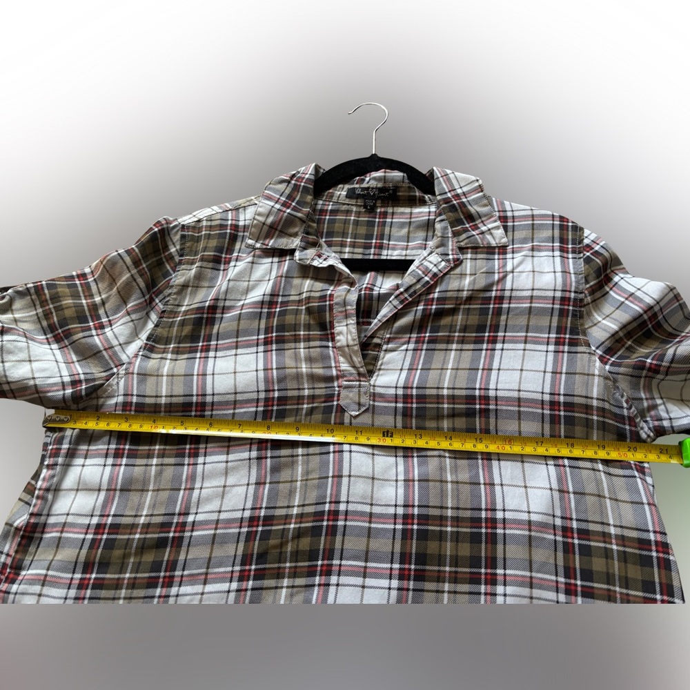 Velvet Heart Multicolor Plaid Dress - Picture 5 of 9